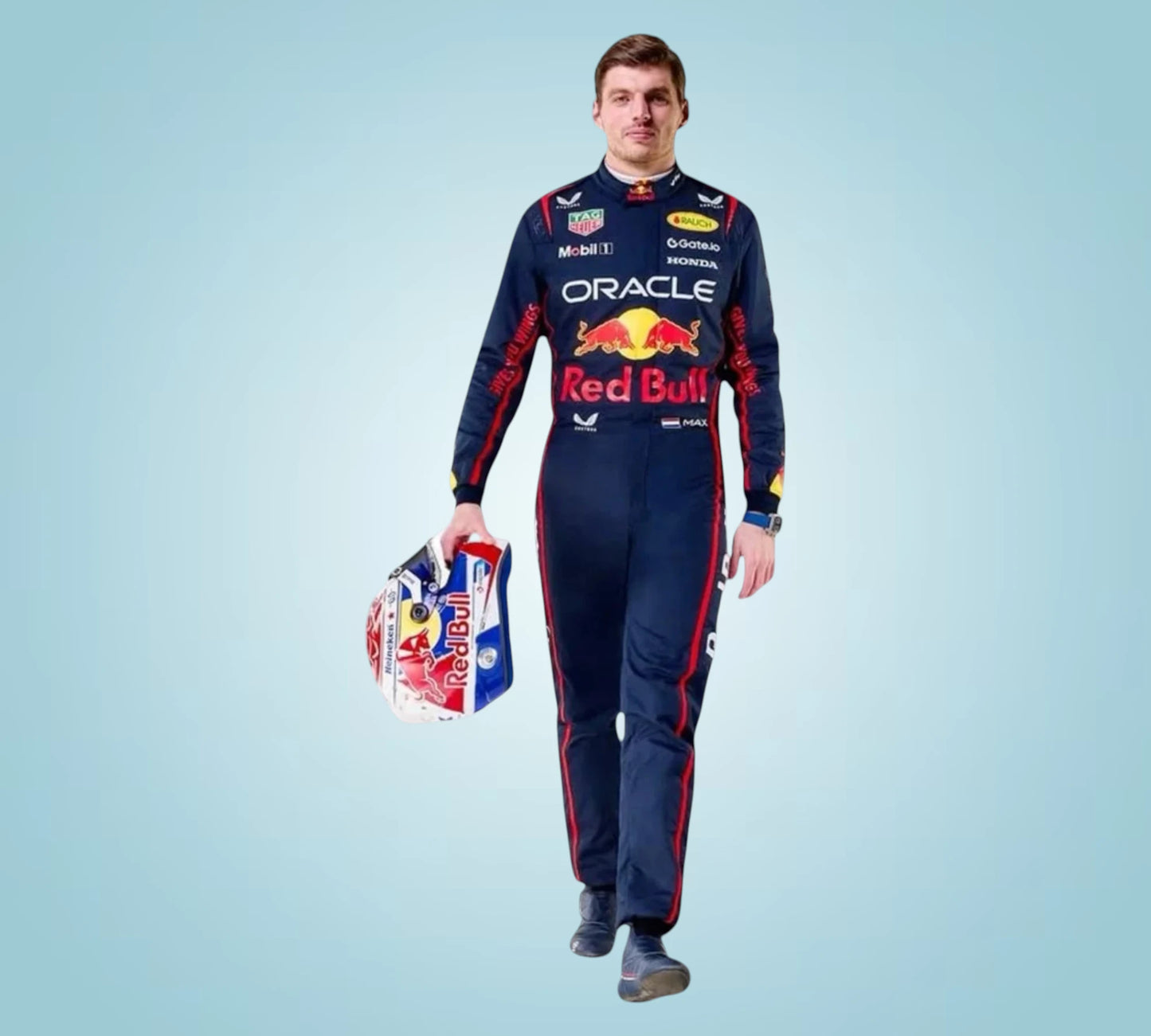 2025 Max Verstappen Red Bull Racing F1 Driver Replica Suit
Max Verstappen 2025 Oracle Red Bull Racing Formula One Race Suit