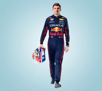 2025 Max Verstappen Red Bull Racing F1 Driver Replica Suit
Max Verstappen 2025 Oracle Red Bull Racing Formula One Race Suit