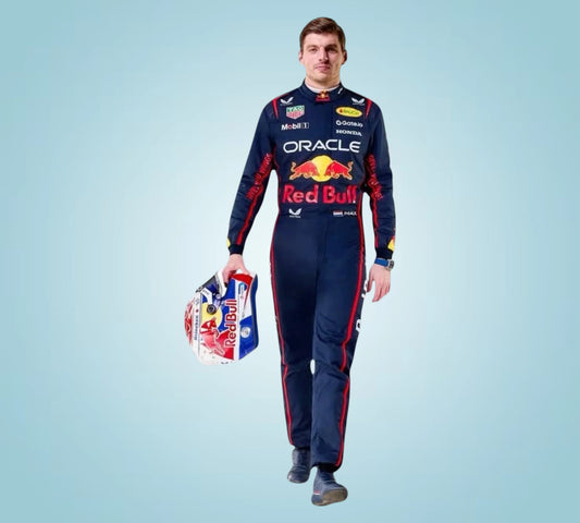 2025 Max Verstappen Red Bull Racing F1 Driver Replica Suit
Max Verstappen 2025 Oracle Red Bull Racing Formula One Race Suit